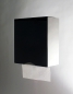 Preview: Papiertuchspender Glas schwarz / Edelstahl poliert