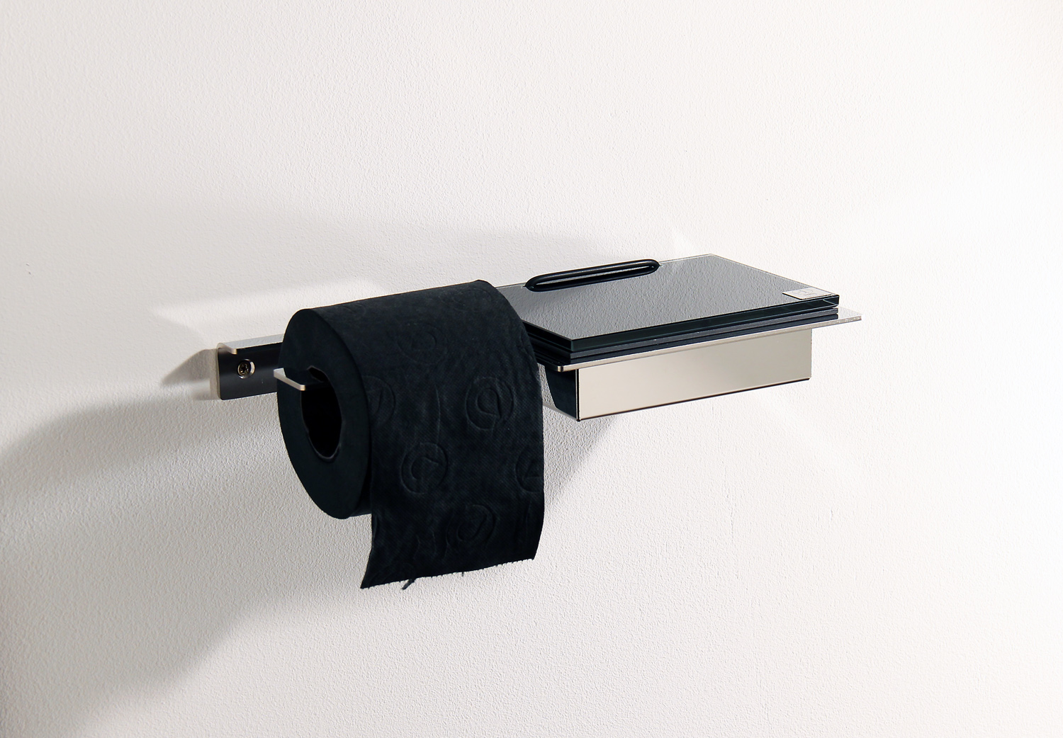 Wet wipe holder and toilet paper holder, stainless steel Azizumm